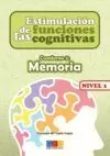 ESTIMULACION FUNCIONES COGNITIVAS CUADERNO 1 - 5 MEMORIA