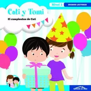 APRENDO EN CASA CATI Y TOMI EL CUMPLEAÑOS DE CATI