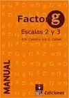 FACTOR G-2. JUEGO COMPLETO