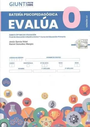 EVALUA 0 - USO DE CORRECCION (1 CUADERNO + 1 USO)