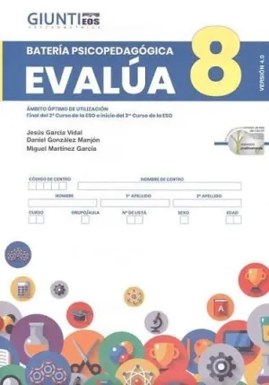 EVALUA 8 - USO DE CORRECCION (1 CUADERNO + 1 USO)