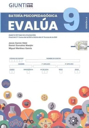 EVALUA 9 - USO DE CORRECCION (1 CUADERNO + 1 USO)