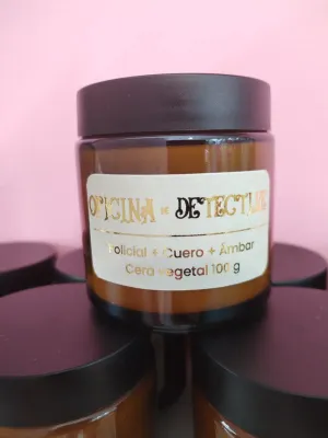 VELA AROMÁTICA 100GR POLICIAL Y NOVELA NEGRA
