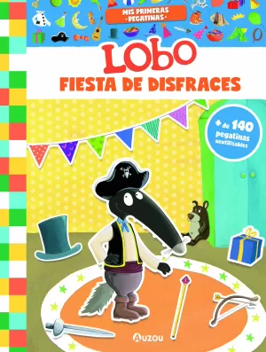 MIS PRIMERAS PEGATINAS - LOBO - FIESTA DE DISFRACES.