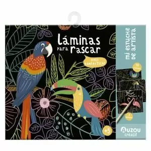 LAMINAS PARA RASCAR AVES FANTÁSTICAS LAMINAS PARA RASCAR AVES FANTÁSTICAS