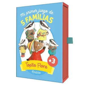 TOPITA FLORA. 5 FAMILIAS. JUEGO DE CARTAS