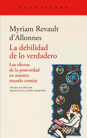LA DEBILIDAD DE LO VERDADERO LA DEBILIDAD DE LO VERDADERO