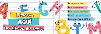No lo dejes para septiembre, encarga ya tus libros escolares.