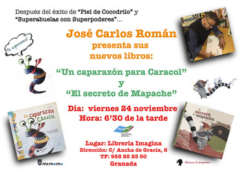 Presentación de los nuevos libros de José Carlos Román