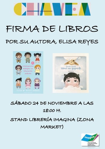 Elisa Reyes firmará ejemplares de sus libros 