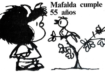 Mafalda, la niña contestataria cumple 55 años
